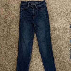 American Eagle Outfitters Dark Blue Skinny Jeans